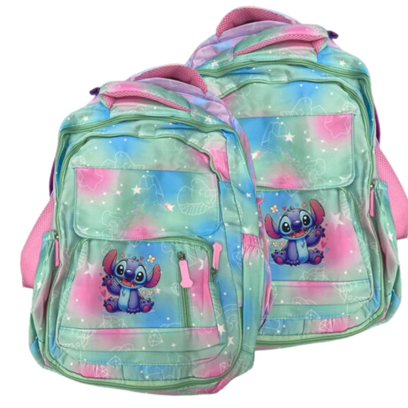 Mochila Lilo e Stitch infantil Verde