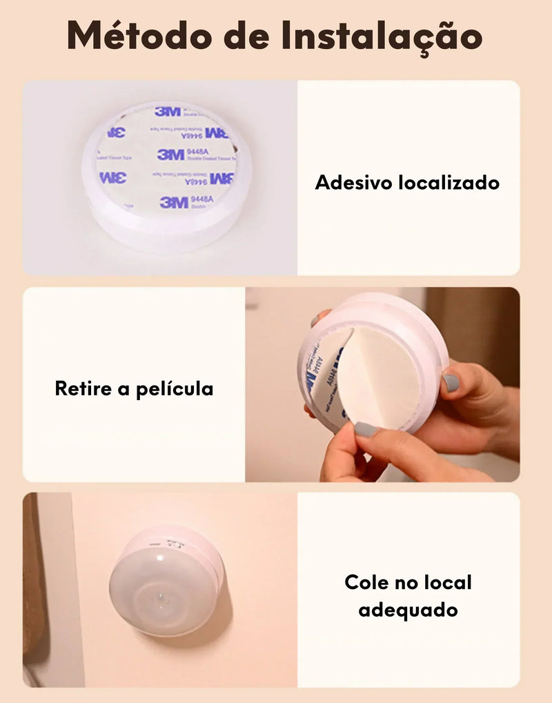 Luminária de Parede Externa com Sensor de Presença